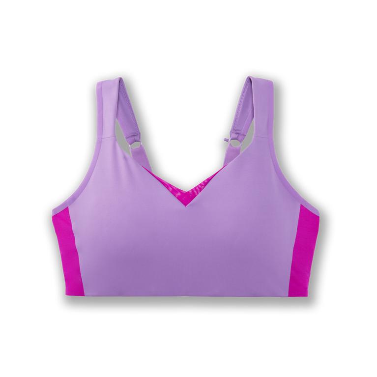 Brooks Drive Convertible - Womens Running Bra - Heliotrope/Magenta/Mediumpurple (74938ONCD)